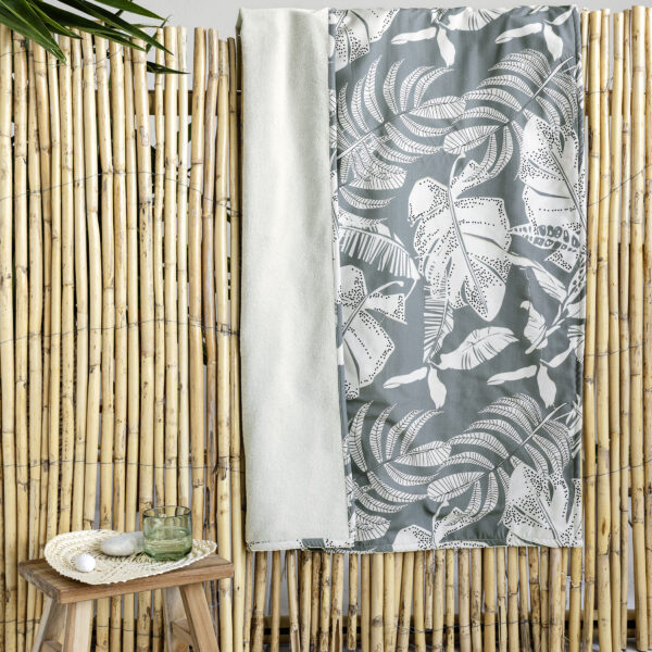 Nima Home Πετσέτα Θαλάσσης δύο όψεων 90×160 – Fegia Γκρι, Μπεζ BP25, ΝΙΜΑ shopinhome