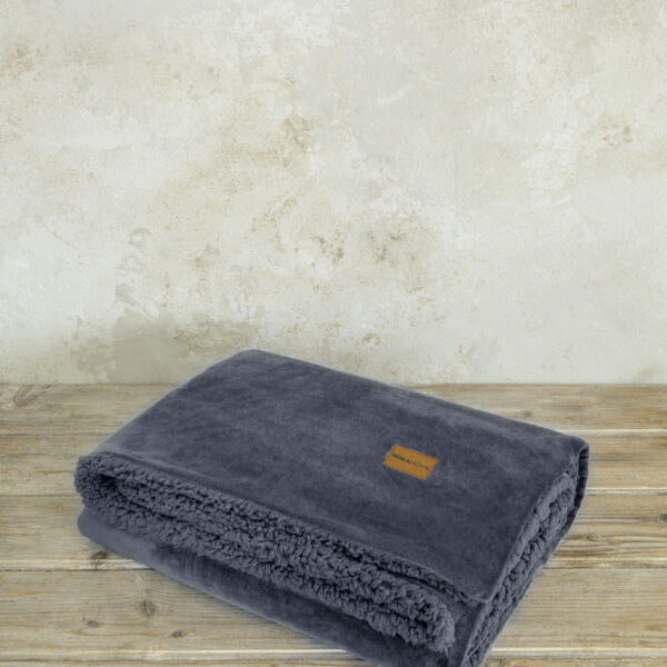 Nima Home Κουβέρτα καναπέ 130×170 – Nuan Dark Gray Γκρι shopinhome shopinhome