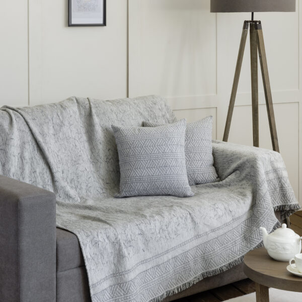 Nima Home Ριχτάρι 180×180 – Hiver Gray Γκρι shopinhome shopinhome