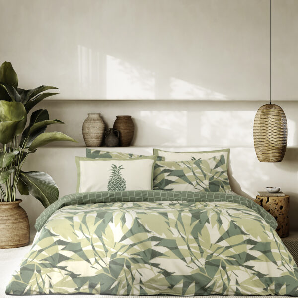 Nima Home Σετ Σεντόνια Μονά – Cocomo Πράσινο   (2 x 170×260   52×72) shopinhome shopinhome