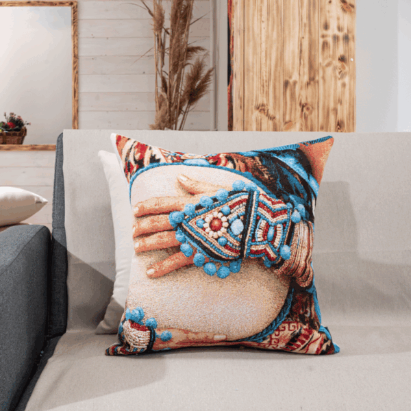 Μαξιλαροθήκη Ikona 04 – 45x45cm με γέμιση shopinhome shopinhome