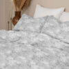 Σετ Σεντόνια Menta Εμπριμέ 360 Grey Διπλό (200×250) shopinhome shopinhome