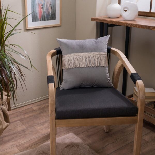 Μαξιλαροθήκη Velvet 11 Με Κρόσι – 30x50cm με γέμιση shopinhome shopinhome