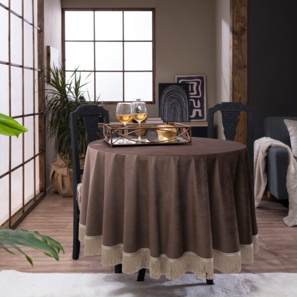 Ροτόντα Velvet 03 – Φ180cm με κρόσι shopinhome shopinhome