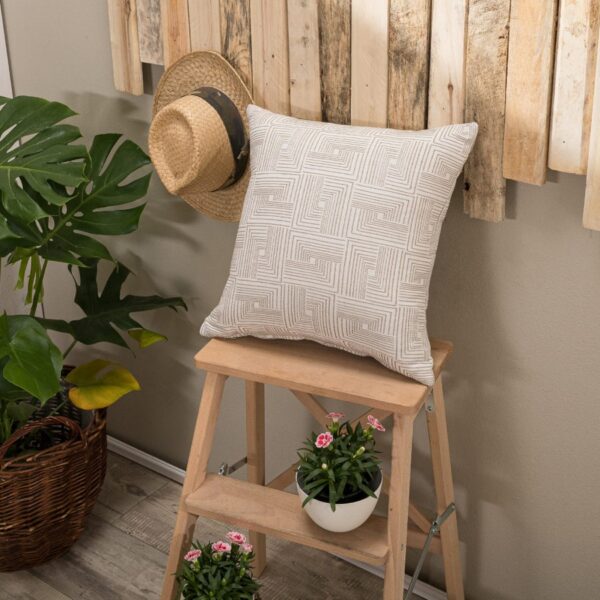 Μαξιλαροθήκη Messina 02 – 43x43cm με γέμιση shopinhome shopinhome