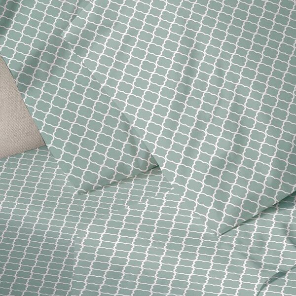 Παπλωματοθήκη Menta Εμπριμέ 530 Aqua Μονή (170×250) shopinhome shopinhome