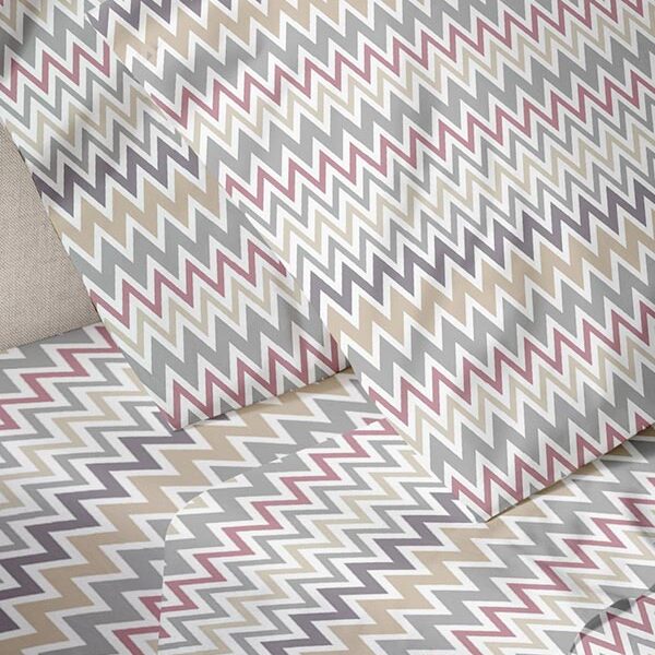 Παπλωματοθήκη Menta Εμπριμέ 540 Pink Μονή (170×250) shopinhome shopinhome