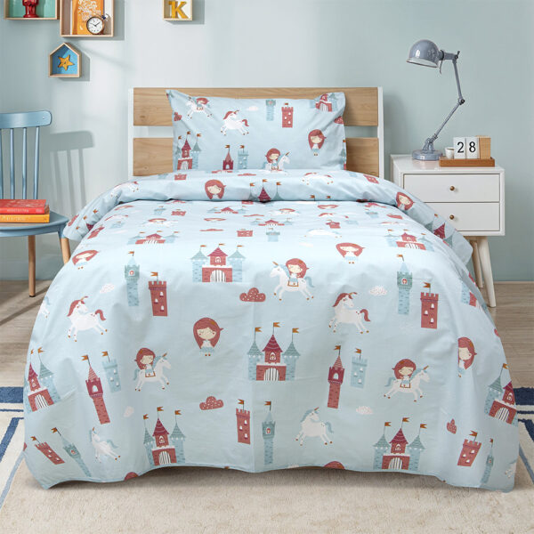 LINO ΠΑΙΔΙΚΑ ΣΕΤ ΣΕΝΤΟΝΙΑ CLOUD KINGDOM MINT 170X260 Lino shopinhome