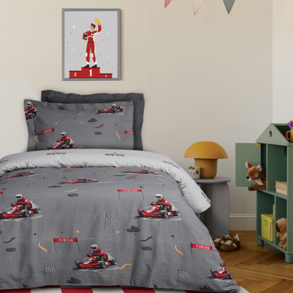 DAS KIDS ΣΕΤ ΠΑΠΛΩΜΑΤΟΘΗΚΗ ΜΟΝΗ 4976 GREY shopinhome shopinhome