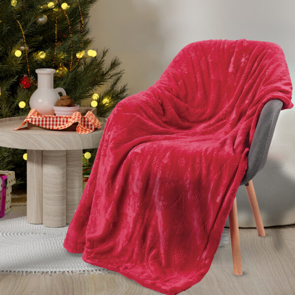 DAS HOME ΚΟΥΒΕΡΤΑ FLEECE 130Χ170 CHRISTMAS 1375 RED CHRISTMAS shopinhome