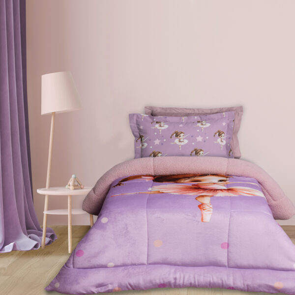 DAS KIDS ΚΟΥΒΕΡΤΟΠΑΠΛΩΜΑ 160Χ220 4972 PINK, PURPLE shopinhome shopinhome