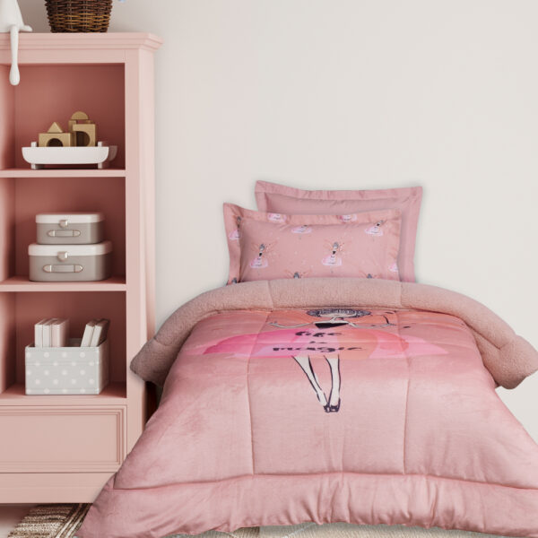 DAS KIDS ΚΟΥΒΕΡΤΟΠΑΠΛΩΜΑ 160Χ220 4973 PINK shopinhome shopinhome