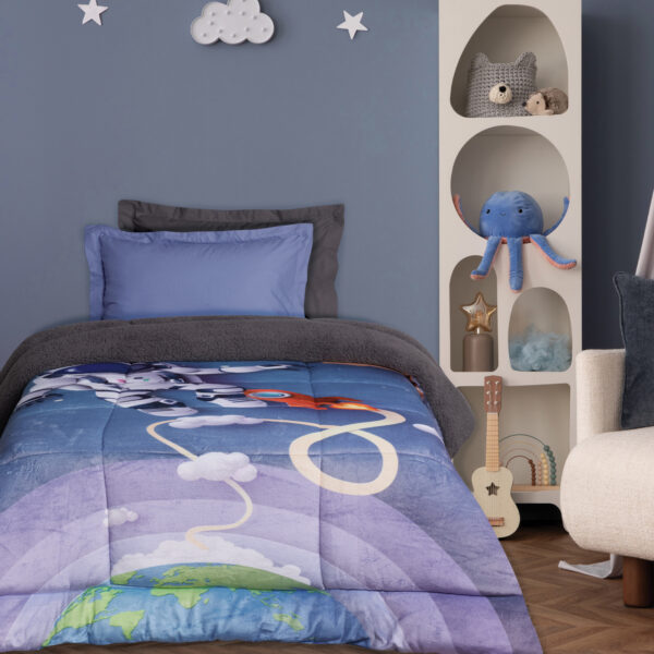 DAS KIDS ΚΟΥΒΕΡΤΟΠΑΠΛΩΜΑ 160Χ220 4975 BLUE, GREY shopinhome shopinhome