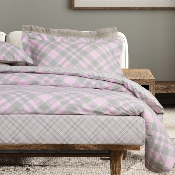 DAS HOME ΣΕΤ ΣΕΝΤΟΝΙΑ ΜΟΝΑ ΜΕ ΛΑΣΤΙΧΟ CASUAL 5436 MINT, PINK shopinhome shopinhome
