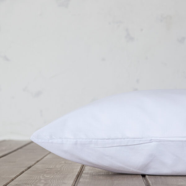 Nima Home Μαξιλαροθήκες Unicolors – White Λευκό shopinhome shopinhome