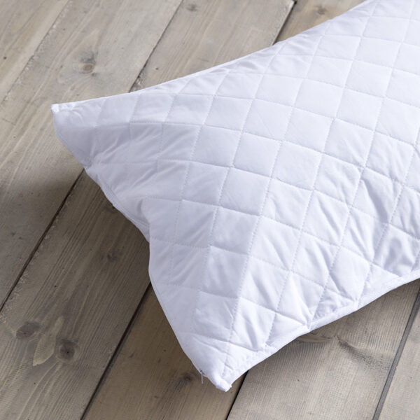 Nima Home Μαξιλαροθήκες 45×65 Abbraccio – Καπιτονέ Λευκό shopinhome shopinhome