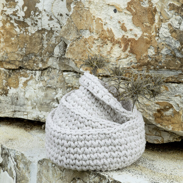 Nima Home Καλάθι 28×15 – Panier Ivory Εκρού Deco shopinhome