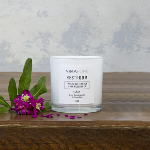 Nima Home Αρωματικό Κερί 160gr – Restroom Deco shopinhome