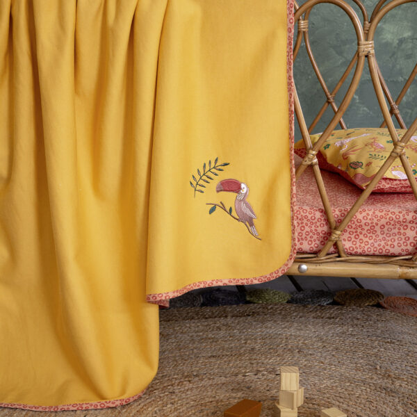 NIMA Bebe Κουβέρτα 4 Εποχών 110×140 – Leobaby Πορτοκαλί shopinhome shopinhome