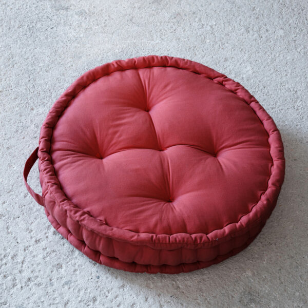 Nima Home Μαξιλάρα Δαπέδου 60x60x15 – Hola Red Κόκκινο shopinhome shopinhome