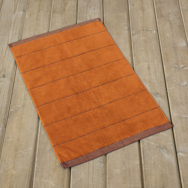 Nima Home Πατάκι Μπάνιου 50×80 Agua – Deep Orange Πορτοκαλί shopinhome shopinhome