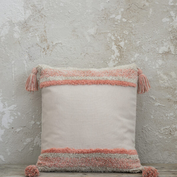 Nima Home Διακοσμητικό μαξιλάρι 45×45 – Janelle Earth Μπεζ shopinhome shopinhome