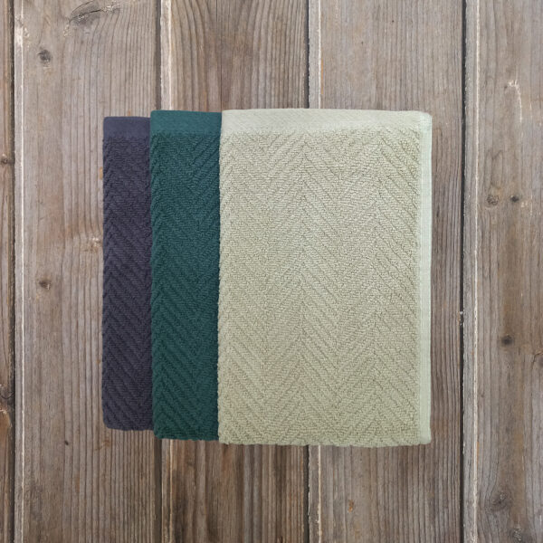 Nima Home Σετ Πετσέτες (3 x 30×50) – Bold B Μπεζ, Γκρι, Πράσινο shopinhome shopinhome
