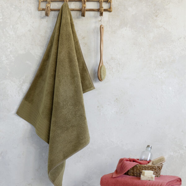 Nima Home Πετσέτα 90×145 Feel Fresh – Gold Brown Καφέ shopinhome shopinhome