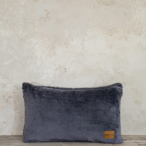 Nima Home Διακοσμητικό Μαξιλάρι 30×50 – Nuan Dark Gray Γκρι shopinhome shopinhome