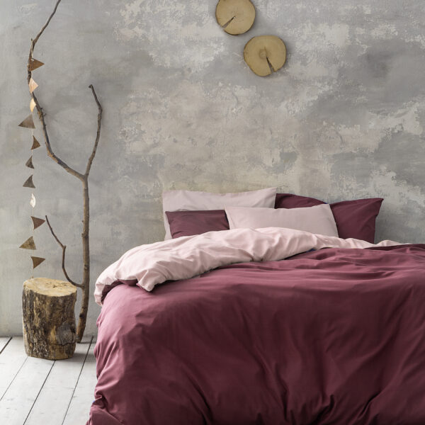 Nima Home Πάπλωμα Μονό 160×240 Abalone – Nude / Bordeaux Μπεζ, Μπορντώ   160×240 shopinhome shopinhome