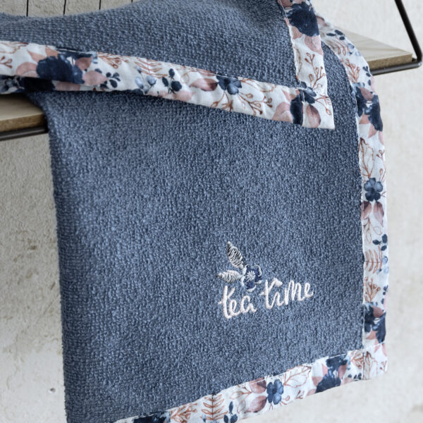 Nima Home Πετσέτα Κουζίνας 40×40 – Tea Time Μπλε shopinhome shopinhome