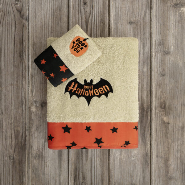 Nima Kids Σετ Πετσέτες (30×50 + 70×140) – Trick Μπεζ shopinhome shopinhome