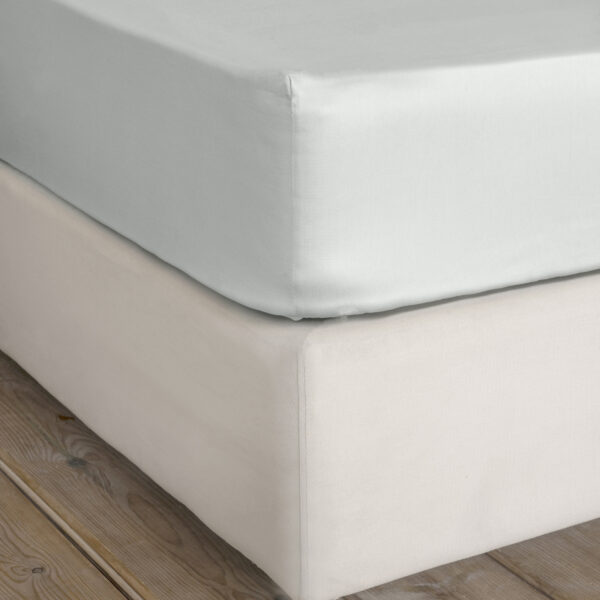 Nima Home Σεντόνι Υπέρδιπλο με Λάστιχο Superior Satin – Soft Gray Γκρι     165×205+35 shopinhome shopinhome