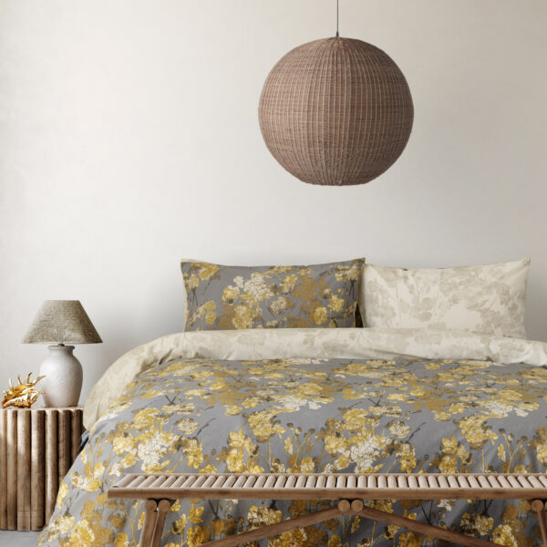 Kocoon Home Σετ Παπλωματοθήκη Μονή – Lafelia Gold    (1 x 165×245   52×72) shopinhome shopinhome