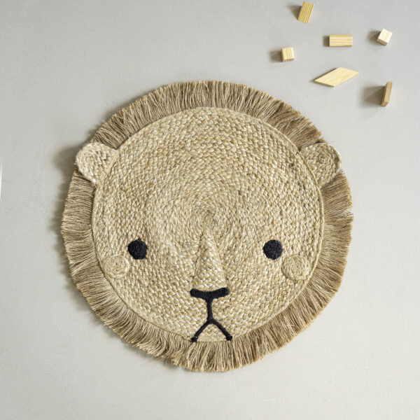 Nima Kids Στρογγυλό Χαλί Δ60 – Lion King Μπεζ shopinhome shopinhome