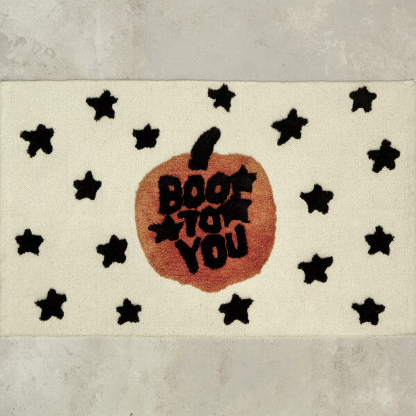 Nima Home Χαλάκι 70×110 – Halloween Εκρού, Πορτοκαλί, Μαύρο shopinhome shopinhome