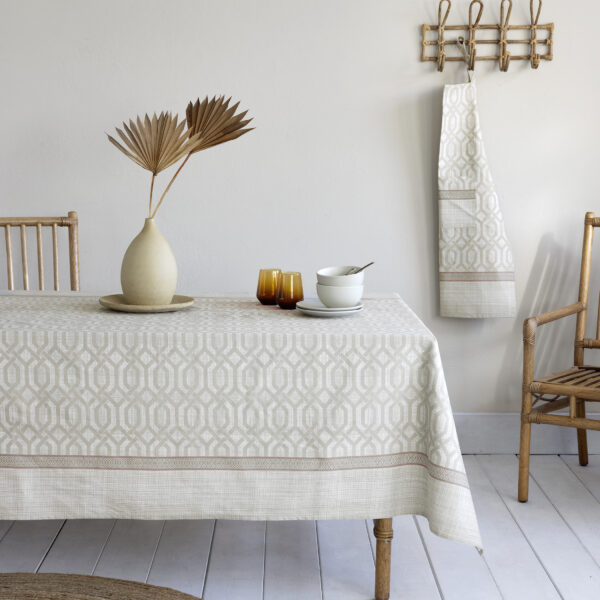 Nima Home Τραπεζομάντηλο 150×150 – Casablanca Λιλά, Ροζ, Λευκό shopinhome shopinhome