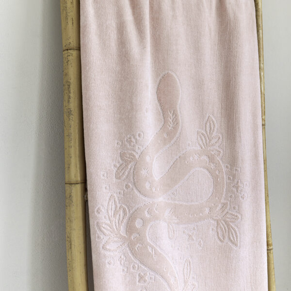 Nima Home Πετσέτα Θαλάσσης 90×160 – Maui Jacquard Ροζ shopinhome shopinhome