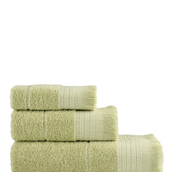 Nima Home Σετ Πετσέτες (30×50 + 50×90 + 70×140) Plush – Olive Green Πράσινο BP25, ΝΙΜΑ shopinhome