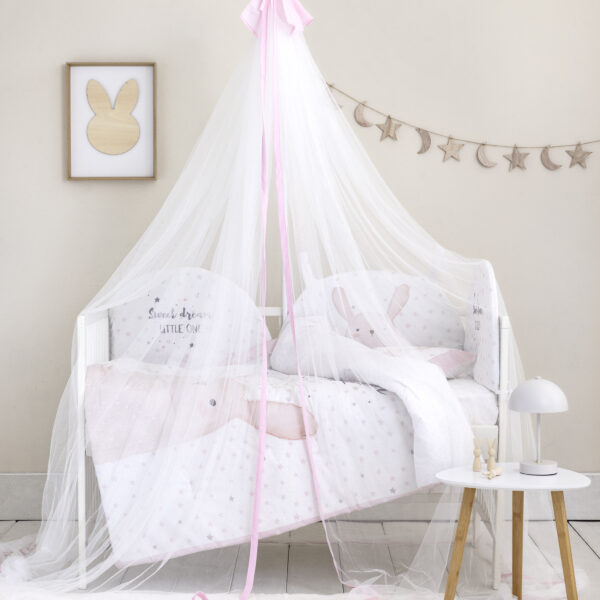 Nima Bebe Κουνουπιέρα – Nappy Soft Pink Ροζ shopinhome shopinhome