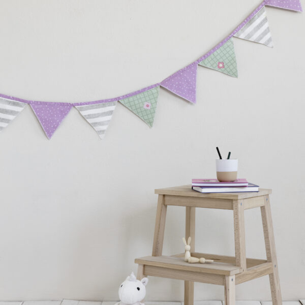 Nima Bebe Διακοσμητική Γιρλάντα 240×15 – Muffin Ροζ, Πράσινο shopinhome shopinhome