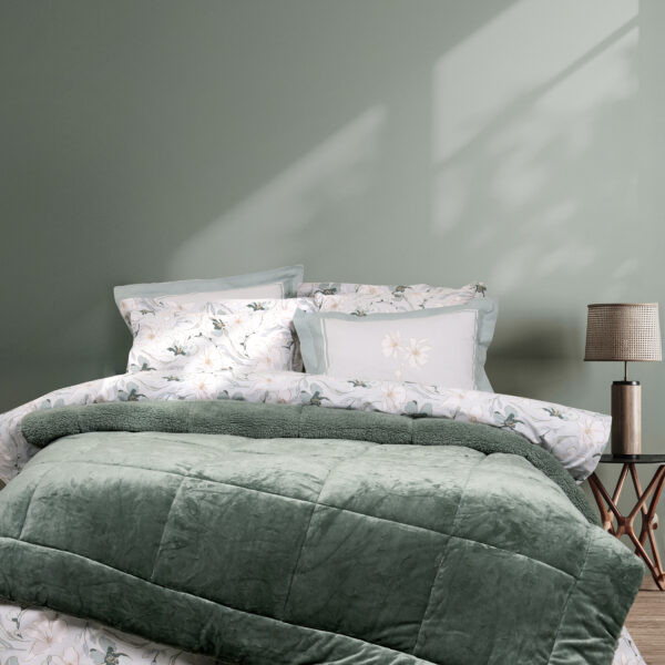Nima Home Κουβέρτα/Πάπλωμα Μονό 160×220 – Cira Dark Green Πράσινο   160×220 shopinhome shopinhome