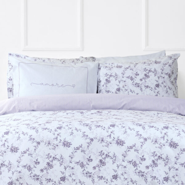 Nima Home Μαξιλαροθήκες – Merlin Λιλά, Γκρι shopinhome shopinhome