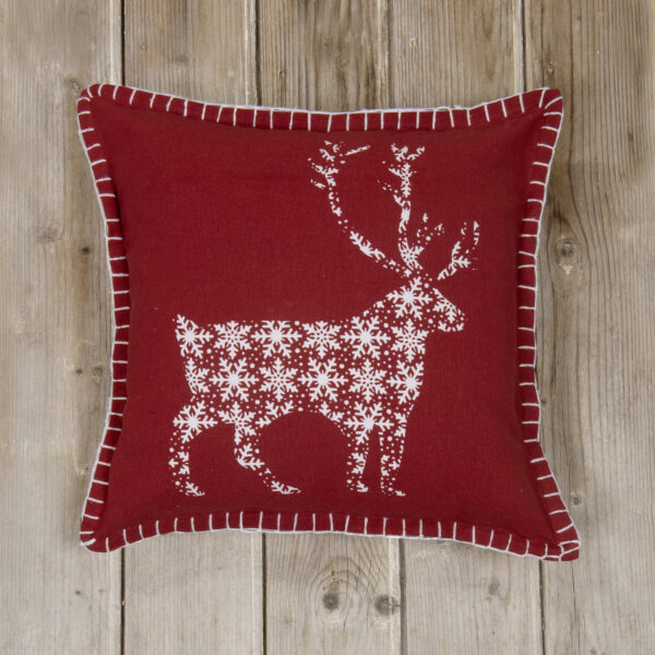 Nima Home Διακοσμητική Μαξιλαροθήκη 45×45 – Glory Κόκκινο, Λευκό Διακοσμητικά / Αρωματικά Σπιτιού shopinhome