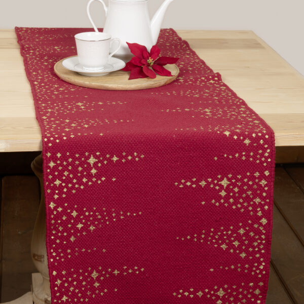 Nima Home Runner 45×150 – Winter Luxe Κόκκινο shopinhome shopinhome