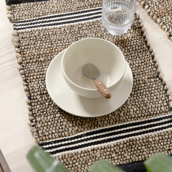 Nima Home Σουπλά 30×50 – Ray Μπεζ, Mαύρο shopinhome shopinhome