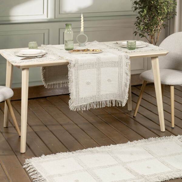 Nima Home Χαλάκι 60×130 – Liora Εκρού shopinhome shopinhome