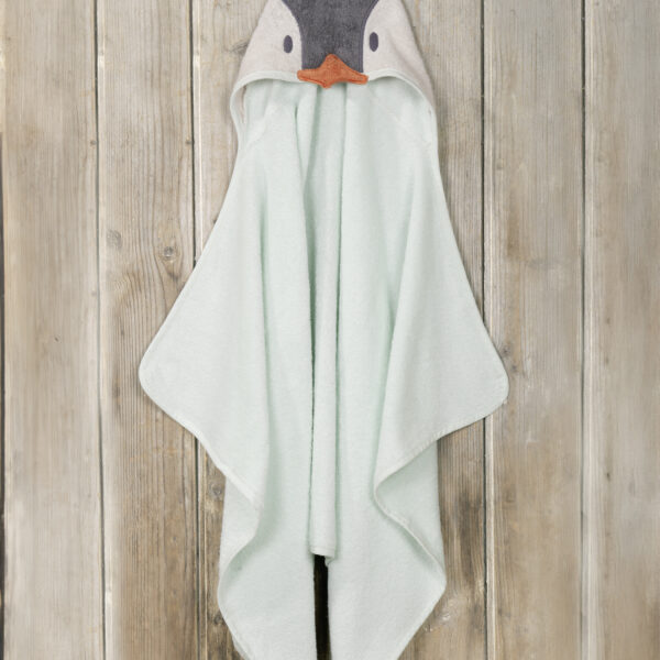 Nima Kids Παιδική κάπα 70×120 με κουκουλα – Pingui Μέντα shopinhome shopinhome