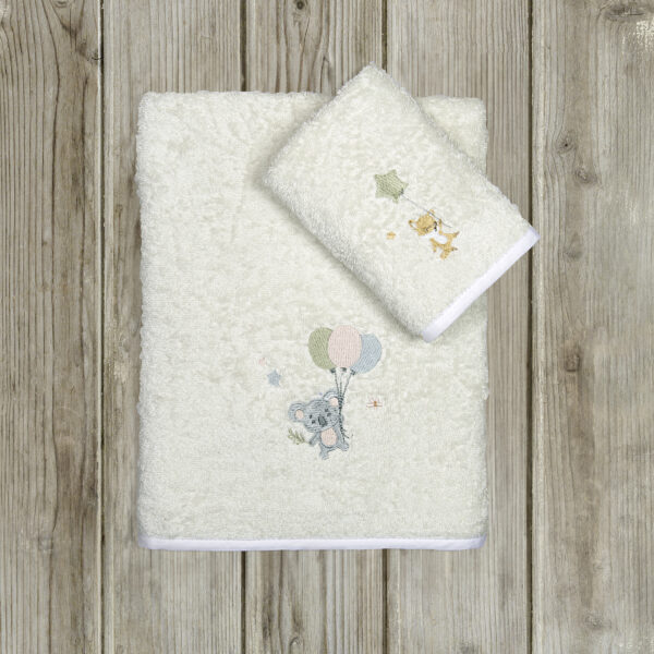 Nima Bebe Σετ Πετσέτες (30×50 + 70×140) – Jouer Γκρι shopinhome shopinhome