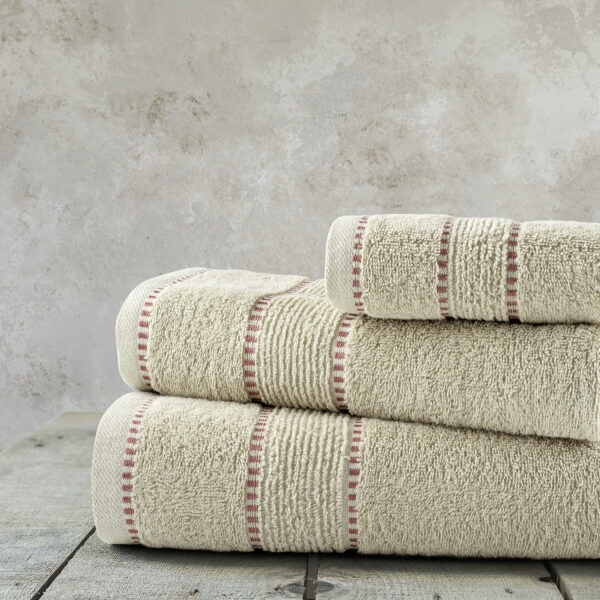 Nima Home Σετ Πετσέτες (30×50 + 50×90 + 70×140) – Pivot Beige Μπεζ shopinhome shopinhome